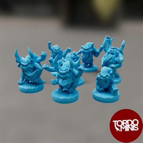 3D Printable Everchanger God Demonic Infantry 10mm By Tordo Miniatures