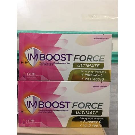 Jual Imboost Force Ultimate Tablet Harga Per Strip Isi 10 Tablet