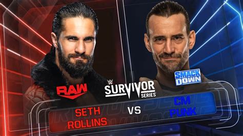 Wwe 2k22 Dream Match Cm Punk Vs Seth Rollins Survivor Series 2022