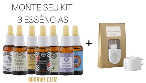 Monte Seu Kit Ess Ncias Ml Cada Aromatizador El Trico Aromas E Luz