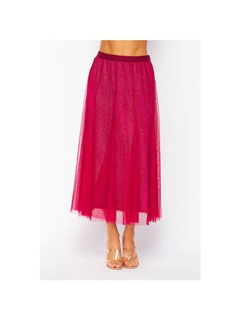 Wholesale Tulle Sparkle Maxi Skirt For Your Store Faire