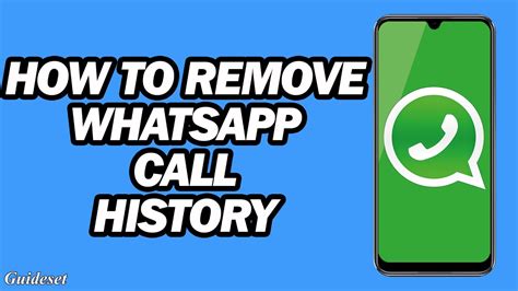 How To Remove WhatsApp Call History Step By Step YouTube