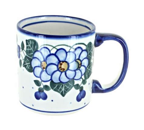 Blue Rose Polish Pottery Primrose Coffee Mug 1 Fred Meyer