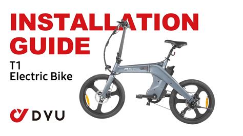 Dyu T Electric Bike Assembly Guide Youtube