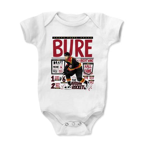 Pavel Bure Baby Clothes | Vancouver Throwbacks Kids Baby Onesie | 500 Level