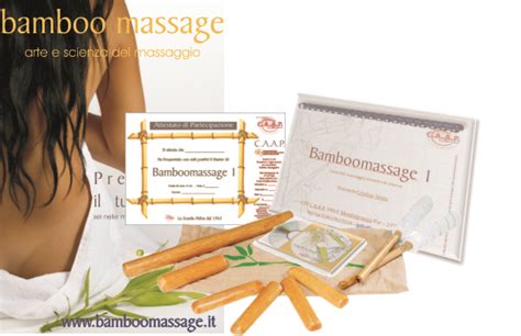 Kit Bamboo Massage Larte E La Scienza Del Bamboo Massage