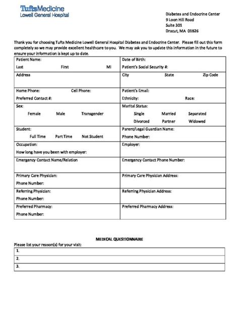 NEW PATIENT PAPERWORK (002) | Diabetes and Endocrine Center