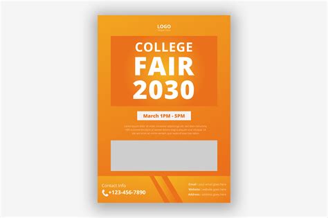 College Fair Flyer Template Design. Graphic by Focus Studio · Creative ...