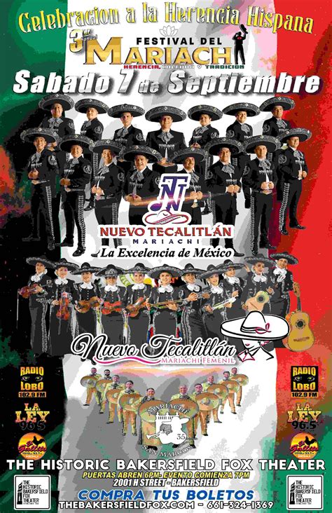 3rd Annual Festival del Mariachi Tickets at The Historic Bakersfield