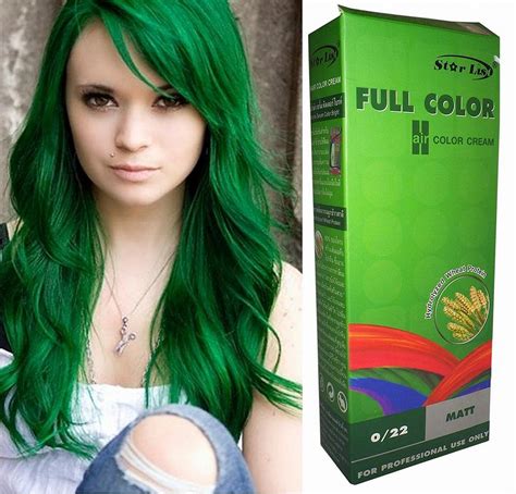 Premium Permanent Hair Color Cream Dye Goth Cosplay Emo Punk 0 22 Green