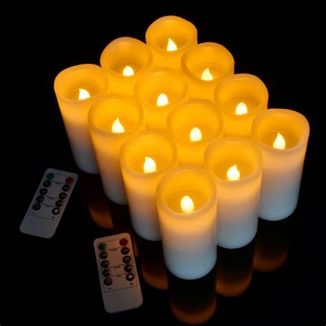 Vinkor Flameless Candles Battery Operated Candles Real Wax