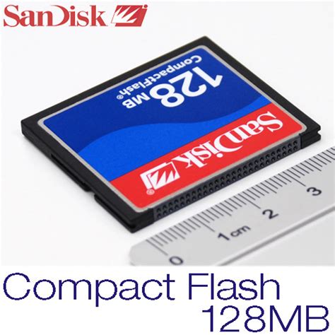 128 Mb Sandisk Compactflash Cf Card Speicherkarte 128 Mb Kompakt Flash