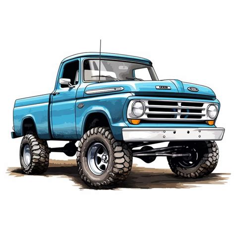 Premium AI Image Classic Pickup Truck With A Timeless Appeal