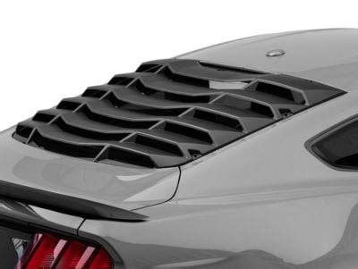 Mp Concepts Mustang Rear Window Louvers Matte Black