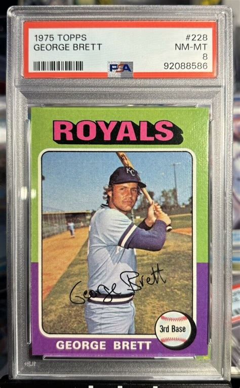 George Brett Topps Base Price Guide Sports Card Investor