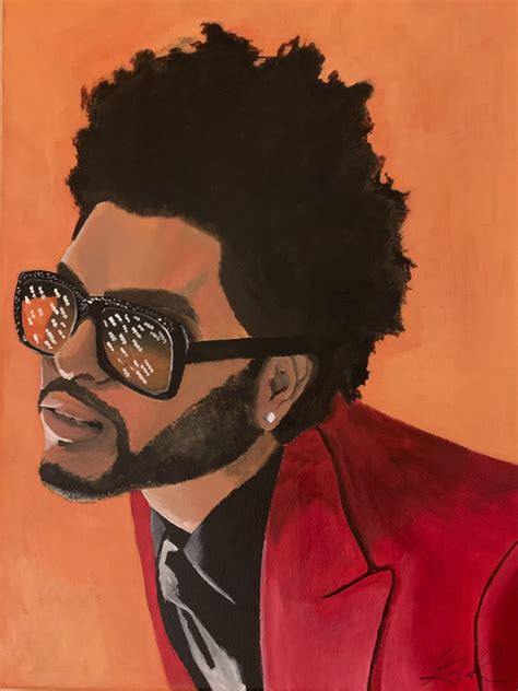 weeknd painting  gracereneart  deviantart