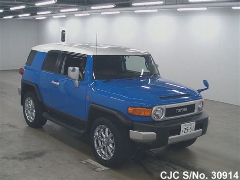 2011 Toyota Fj Cruiser Blue For Sale Stock No 30914 Japanese Used