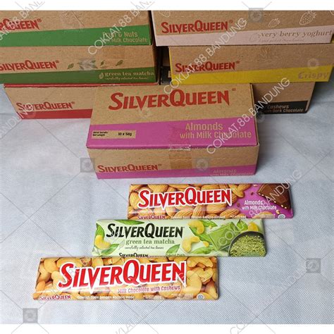 Jual Silverqueen Gr Box Isi Pcs Coklat Silver Queen Gram