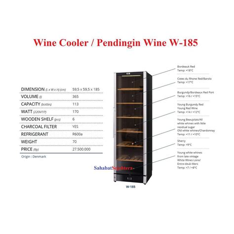 Jual Gea Wine Cooler Multi Zone Temperature W 185 Kulkas Pendingin Penyimpan Wine Shopee Indonesia