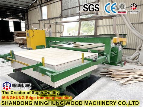 Edge Cutting Trimming Sizing Machine For Veneer Plywood Manufacturing