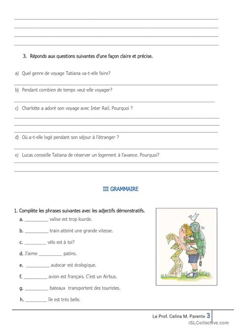 Test d évaluation pratique de la gra Français FLE fiches pedagogiques