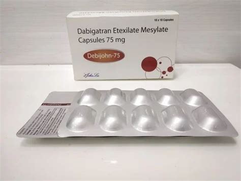 Dabigatran Etexilate Mesylate Capsules At Rs 38500stripe Dabigatran