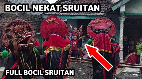 Rampak Singo Barong Vs Bocil Tukang Sruit Seni Bantengan Panji Satrio