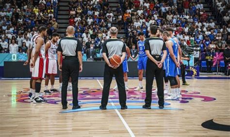 Fiba Announces Referees Out Of That Continue In The Eurobasket