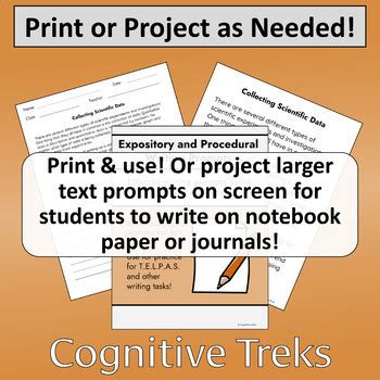 Telpas Science Writing Prompts Th Grade Teks Aligned Expository