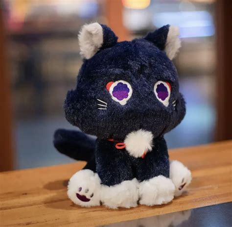 Аниме игрушка Геншин Scaramouche Cat кукла 30 см Genshin Impact игрушка ...