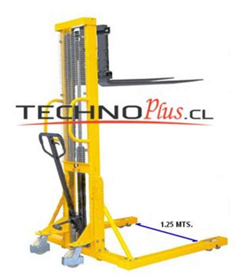 Apilador Manual Base Ancha TECHNOPLUS