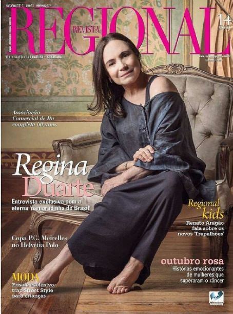 Regina Duarte Regional Magazine October 2017 Cover Photo Brazil