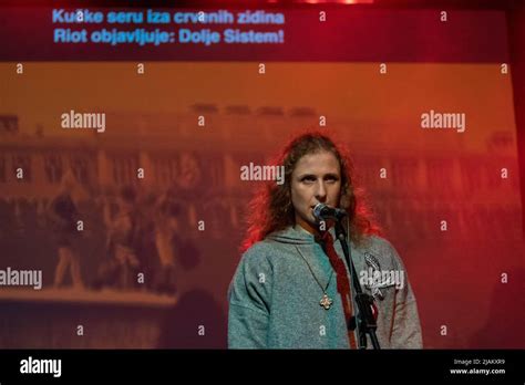 May Th Zagreb Croatia Pussy Riot A Russian Feminist Protest Band Performing As Part