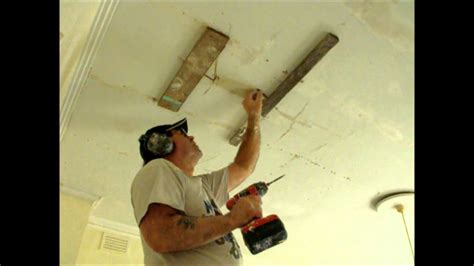 Sagging Plasterboard Ceiling Repair | Shelly Lighting