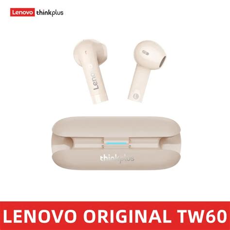 Lenovo TW60 TWS Earphones Wireless Bluetooth 5.3 TW60W Headphones Noise ...