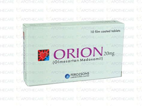 Orion Tab 20mg 1x10's