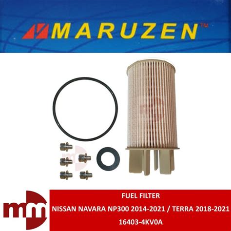 Maruzen Fuel Filter For Nissan Navara Np Calibre El Vl