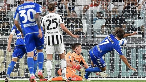 JUVENTUS EMPOLI 0 1 GOL MANCUSO IMPRESA ANDREAZZOLI VINCE ALL