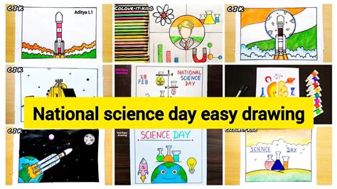 National Science Day Drawing National Science Day Poster National