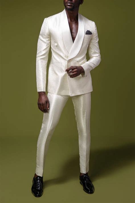 Men S Ivory Suit Style Gentlemen Style Giorgenti Custom Suit