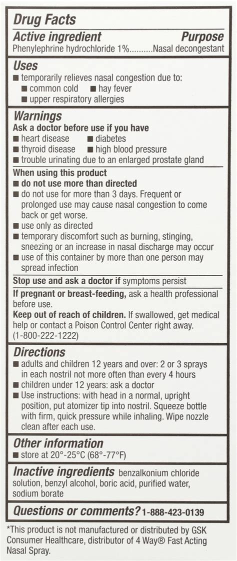 Topcare Nasal Four Nasal Spray 1 Oz Shipt