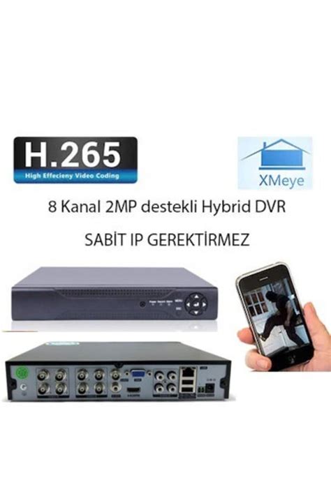 NO NAME 8 Kanal Hybrid Dvr Kayıt Cihazı Xmeye H265 Fiyatı Yorumları