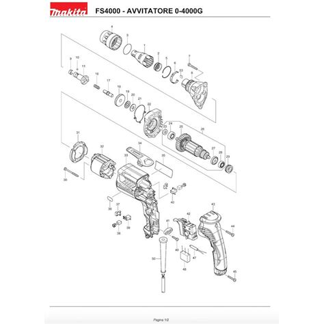 Makita Spare Parts for Drywall Screwdriver FS4000