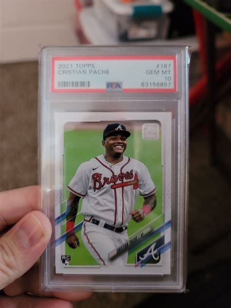 Topps Series Christian Pache Rc Psa Braves Ebay