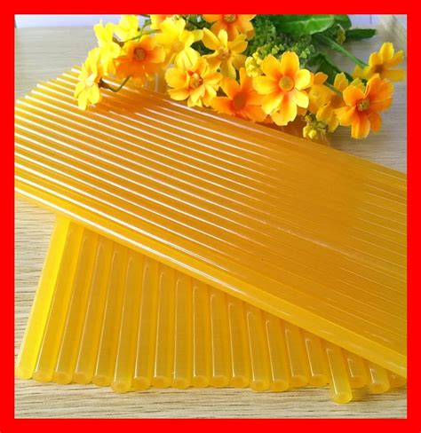 Aliexpress Buy Pcs Lot Mini Mmx Mm Pale Yellow Glue Stick Clear Adhesive For Hot Melt