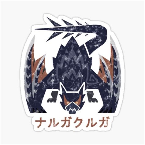 Nargacuga Symbol Sticker For Sale By Waltersrobert Redbubble