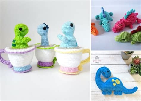 20 Free Crochet Patterns For Adorable Amigurumi Dinosaurs