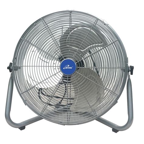 Iliving 20 Inch Super Turbo High Velocity Floor Fan 7500cfm 225 Watt Motor Silver Overstock