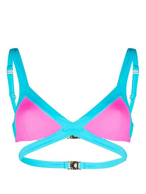 Agent Provocateur Multicoloured Mazzy Wrap Bikini Top Agent Provocateur