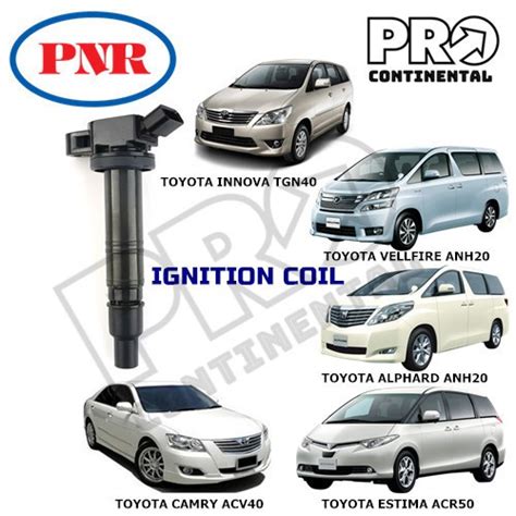 PNR TOYOTA CAMRY ACV40 ESTIMA ACR50 ALPHARD VELLFIRE ANH20 INNOVA TGN40